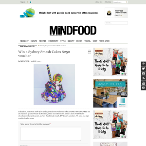 Win a Sydney Smash Cakes $250 voucher