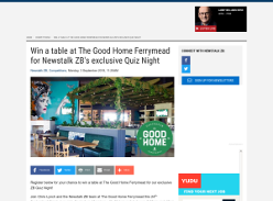 Win a table at The Good Home Ferrymead