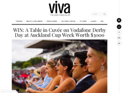 Win A Table in Cuvée on Vodafone Derby Day at Auckland Cup Week Worth $3000