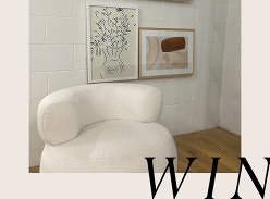 Win a Tash Boucle Chair and a $500 Papier HQ Voucher