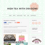Win a Tasti Christmas Tin - High Tea With Dragons