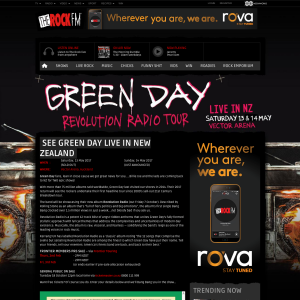 Win a ticket to Green Day's Live in New Zealand Concert
