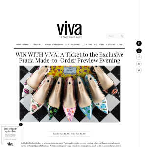Win A Ticket to the Exclusive Prada Made-to-Order Preview Evening