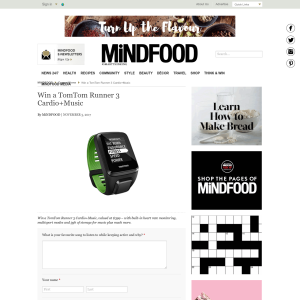 Win a TomTom Runner 3 Cardio+Music
