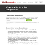 Win a tradie for a day