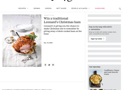 Win a traditional Leonard’s Christmas ham