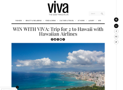 Win a Trip for 2 to Hawaii with Hawaiian Airlines