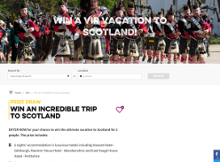 Win a Trip for 2 to Scotland 