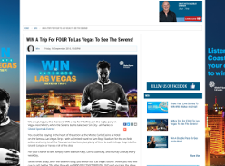 Win a trip for four to join the rugby party in Vegas next March