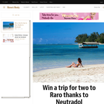 Win a trip for two to Raro