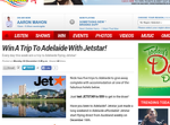 Win A Trip To Adelaide With Jetstar!