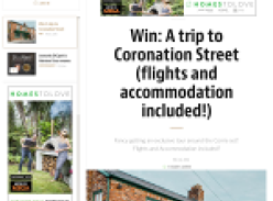 Win A trip to Coronation Street 