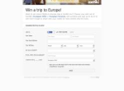 Win a trip to Europe!