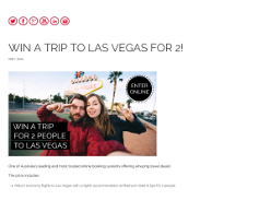 Win a Trip to Las Vegas for 2