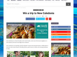 Win a trip to New Caledonia