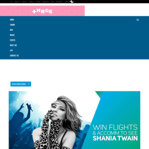 Win a trip to see Shania Twain live