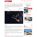 Win a trip to see the RNZB in Speed of Light