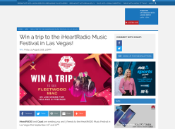 Win a trip to the iHeartRadio Music Festival in Las Vegas