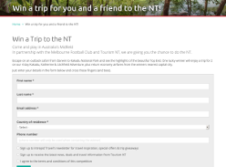 Win a Trip to the NT