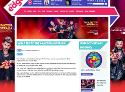 Win a Trip to the X-Factor Australia