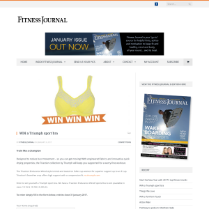 Win a Triumph sport bra