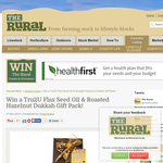 Win a Tru2U Flax Seed Oil & Roasted Hazelnut Dukkah Gift Pack!