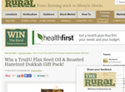 Win a Tru2U Flax Seed Oil & Roasted Hazelnut Dukkah Gift Pack!