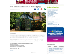 Win a Trulux Glasshouse worth $3899