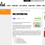 Win a Tui Citrus Pack