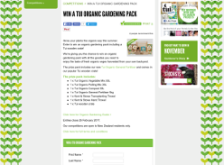 Win a Tui Organic Gardening Pack