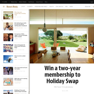 Win a two-year membership to Holiday Swap