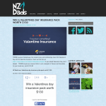 Win a Valentines day insurance pack worth $130