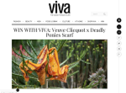 Win a Veuve Clicquot x Deadly Ponies Scarf