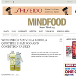 Win a Villa Lodola Quotidie shampoo and conditioner set