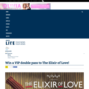 Win a VIP double pass to The Elixir of Love