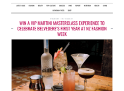 Win a VIP Martini Masterclass Experience