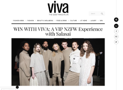 Win A VIP NZFW Experience with Salasaic