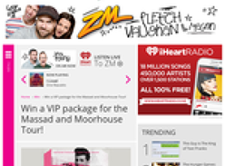 Win a VIP package for the Massad and Moorhouse Tour!