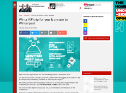 Win a VIP trip for you & a mate to Winterpest