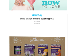 Win a Viralex immune boosting pack