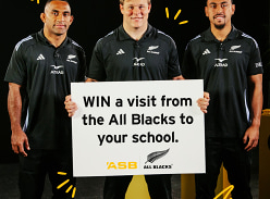 Win a Visit from 3 of the All Blacks to Your Local School