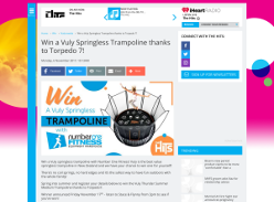 Win a Vuly Springless Trampoline thanks to Torpedo 7