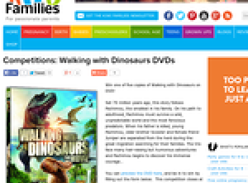 Win a Walking with Dinosaurs DVD