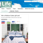 Win a Wallace Cotton gift card