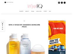 Win a WASO by Shiseido skincare pack