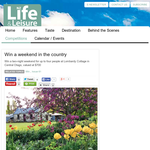 Win a weekend in the country