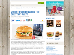 Win a Wendy's Ghost Pepper combo meal for two and a double pass to see Office Christmas Party