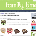 Win a Wendy's Ice Cream Cake
