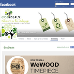 Win a WeWood Jupiter Beige Watch - EcoDeals.co.nz