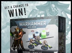 Win a WH40K Necrons Warriors + Paint Set by Games-Workshop